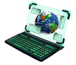 A laptop computer (Handheld Computer 3)