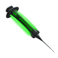 Mindmancer formula stored in a syringe.