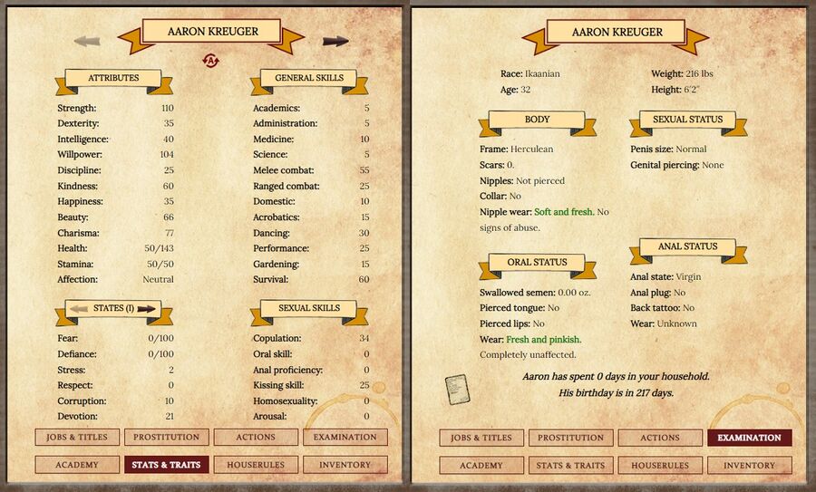 Aaron Kreuger's stats