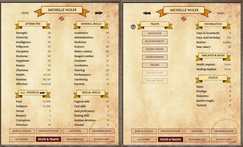 Michelle at the start