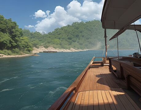 Sailing on Prometheus Lake