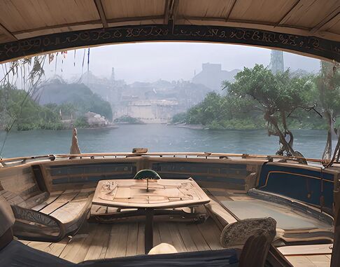 Sailing up the Red River